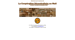 Desktop Screenshot of coopdec-mali.org