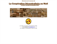 Tablet Screenshot of coopdec-mali.org
